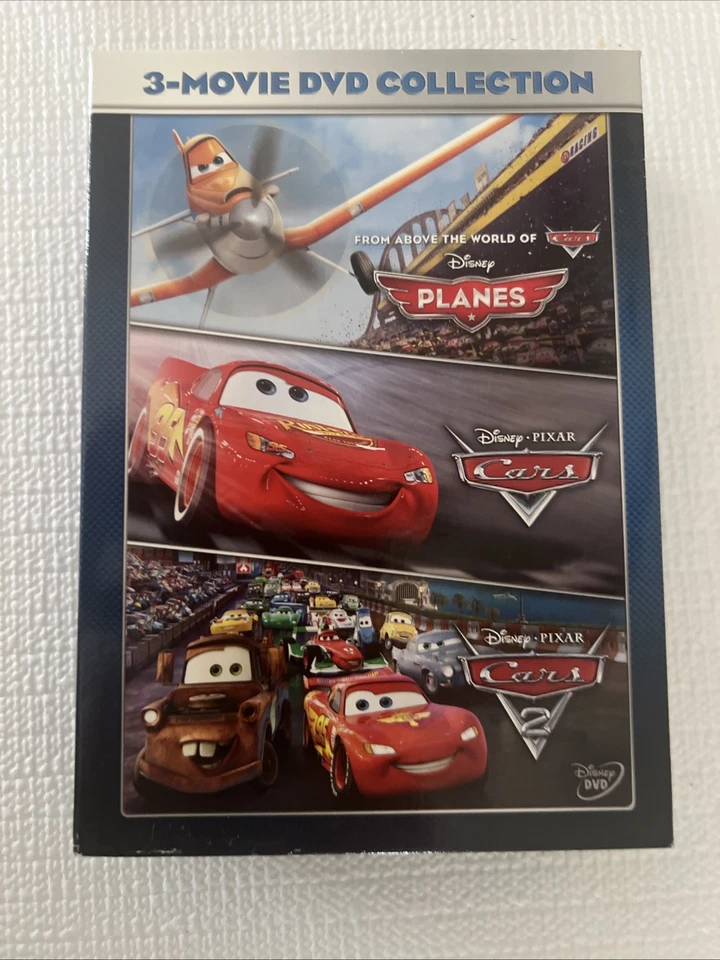 Disney/Pixar - Planes, Cars, Cars 2 - DVD Collection - Box Includes 3 DVD’s. - Image 1 of 4