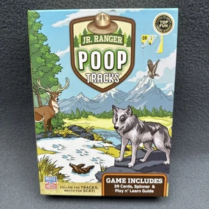 Masterpieces Jr Ranger POOP TRACKS Card Game Kids Family SEALED CARDS - Picture 1 of 6