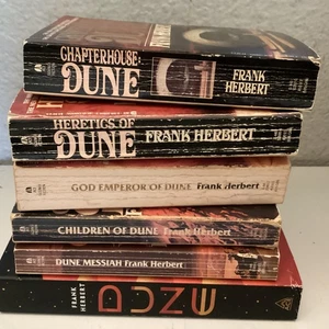 Complete Set of Original Dune Books 1-6 Frank Herbert Lot - GOOD - Picture 1 of 3