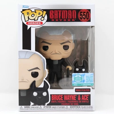 Funko Pop! Batman Beyond Bruce Wayne & Ace #550 GameStop LE9500 DMG Foto 1 de 4