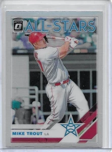 2019 Panini Donruss Optic - All-Stars Mike Trout #100 Silver Holo Prizm - Picture 1 of 2