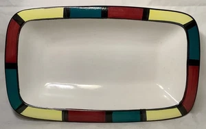 "Plato para servir horno rectangular vintage Temuka Pottery Nueva Zelanda 11,5"" x 7""" - Imagen 1 de 3