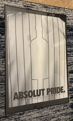 ABSOLUT  VODKA  PRIDE RARE NY 1996 JETER ROOKIE YEAR POSTER YANKEES Advertisemet - Image 1 of 4