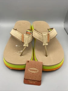Sandalia Havaianas Urban Fusion II, 9/10 ¡NUEVA CON ETIQUETAS! Combo de chanclas de colores audaces - Imagen 1 de 6