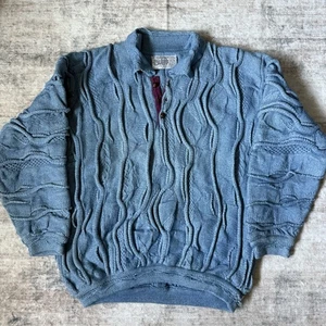 Vintage Coogi Blues Knit Sweater Mens Size Large Australia Pullover - Picture 1 of 4