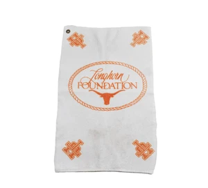 Vintage Texas Longhorns Golf Handtuch - Bild 1 von 2