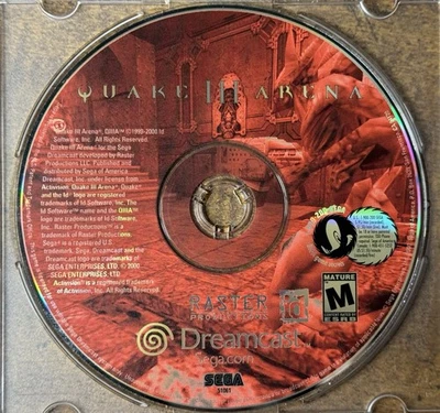 Quake III Arena (Sega Dreamcast, 2000) Game Only Tested - Image 1 of 2
