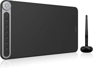HUION Wireless Drawing Tablet Dial Q620M Dial Controller Tilt Battery-Free Stylu - Picture 1 of 5
