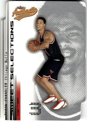 2001-02 Fleer Authentix #2 SS Tyson Chandler Sweet Selections - Image 1 of 2