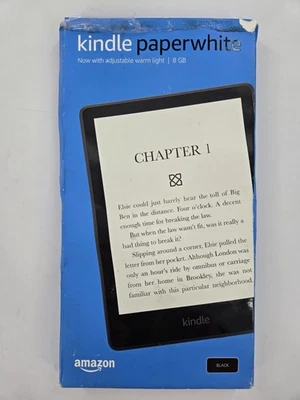 NEW Amazon Kindle Paperwhite 11th Gen WiFi eReader 6.8 Inch Display 8GB - Image 1 of 3