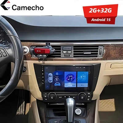 2+32G For BMW 328i 325i 335i 2005-2011 Car Stereo Radio Android 15 GPS Bluetooth - Image 1 of 4