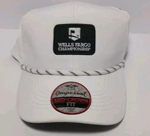 Imperial Mid-CrownFit Wells Fargo Championship One Size weiß verstellbar PGA  - Bild 1 von 6