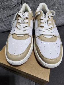 Neu! Steve Madden Traylon hellbraun/weiße Sneaker, Größe 10 - Bild 1 von 9