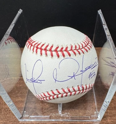 Victor Martinez Signed Autographed Rawlings OML Baseball JSA - Image 1 of 3