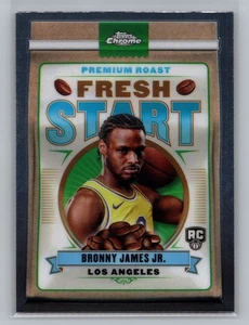 2024-25 Topps Cromo Bronny James Jr. Los Angeles Lakers Novato #FS-15 9548 - Imagen 1 de 2