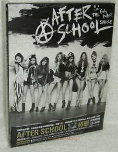 After School the 6th Maxi Single Album Vol. 6 First Love Taiwan CD+DVD+96P+Card - Imagen 1 de 3