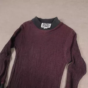 Maglione maglia testurizzata vintage Donna Jessica Lagenlook taglia 1 marrone arte da indossare - Foto 1 di 16