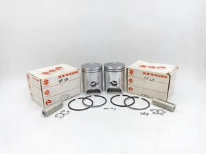JUEGO DE ANILLOS DE PISTÓN SUZUKI GT125 GT 125 TALLA STD GENUINO JAPÓN - Imagen 1 de 7
