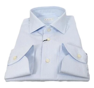 XACUS Camicia Uomo Modello Evolution Tessuto Armaturato 11290001 Colore Celeste - Picture 1 of 2