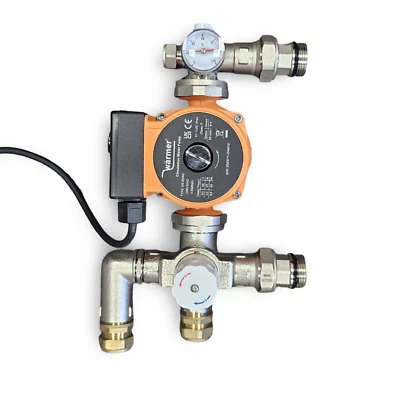MIXER SET BLENDING VALVE PUMP SET FOR UNDERFLOOR HEATING MANIFOLD - Image 1 of 4