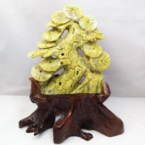 LanTian Jade, tree, 13.5", carving, specimen, display, #R-3202 - Picture 1 of 10