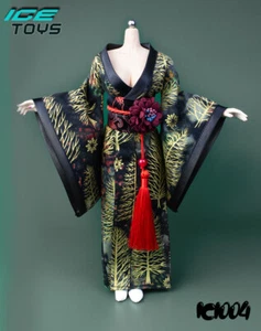 ICE TOYS 1/6 IC1004A langer Kimono Bademantel Kleid Kleidung für 12 Zoll Figur Anzug Spielzeug - Bild 1 von 6