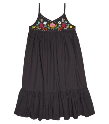 Vestido BONPOINT Thunder Anya popelina algodón talla 6 Foto 1 de 3