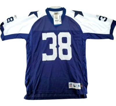 Camiseta Oficial Reebok NFL Retro Dallas Cowboys Roy Williams #38 XLG NUEVA CON ETIQUETAS Foto 1 de 4
