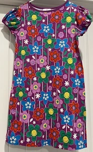 Hanna Andersson Girls Sz 130/US Sz 8 Dress Flowers Floral Measurements Included - Picture 1 of 9