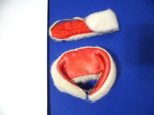 1 WHITE FAUX FUR WRAP STOLE 1950'S CLONE DOLL CLOTHES 10" 14" FAUX FUR HEADBAND - Picture 1 of 3