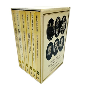 The History Of Elizabethan Drama By M C Bradbrook Paperback Book x 6 Box Set - Foto 1 di 24