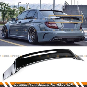 FOR 08-14 MERCEDES BENZ W204 C250 C300 C63 RT STYLE DUCKBILL TRUNK SPOILER WING - Picture 1 of 5