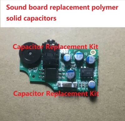 NICHICON, RUBYCON, PANASONIC Sega Game Gear Capacitor Replacement Kit / VA1 VA4 VA5 & Sound board kit
