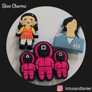 Shoe Charms Squid Games Set Of 3 - Picture 1 of 2