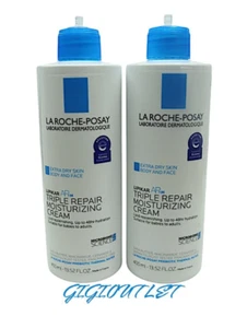 2 X LA ROCHE-POSAY LIPIKAR AP+M TRIPLE REPAIR MOISTURIZING CREAM 400 ML. - Picture 1 of 1