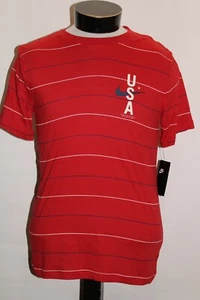 NUEVO NUEVO CON ETIQUETAS NIKE Hombres Pequeña S Camiseta a Rayas Combinar Envío Descuento - Imagen 1 de 2