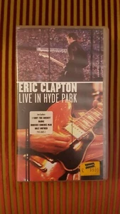 VHS ERIC CLAPTON LIVE IN HYDE PARK USATO PERFETTO MUSICA VINTAGE NO HENDRIX - Foto 1 di 1