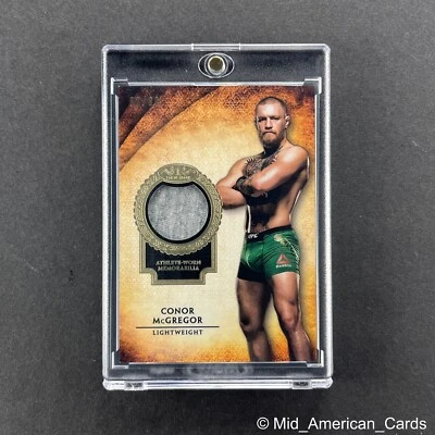 2018 Topps Knockout UFC Conor McGregor #TOR-CM Tier One Relic Patch /99 - Image 1 of 4