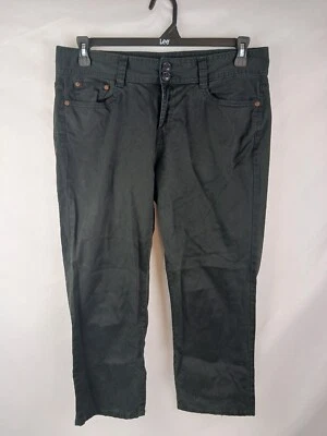 Pantalones de mezclilla negros cortos Lucky Brand para mujer talla 12/31 enjuague oscuro Foto 1 de 4