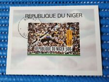 1980 Niger Olympic Games High Jump Commemorative Stamp Issue Miniature Sheet CTO