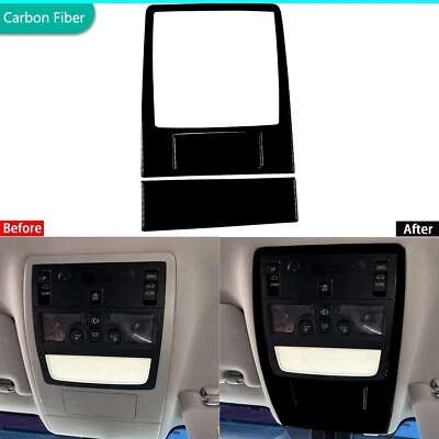 Glossy Piano Black Front Roof Reading Light Panel Frame For Lexus GS GS350 12-20 — 第 1/4 张图片