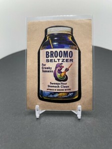 1973 Wacky Packages Series 6 Broomo Seltzer Tan Back
