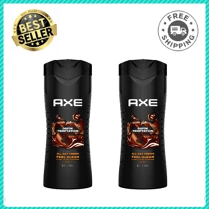 ( 2 Pack ) AXE Dark Temptation Body Wash - 16 fl oz (473 ml) - Dark Chocolate - Picture 1 of 12