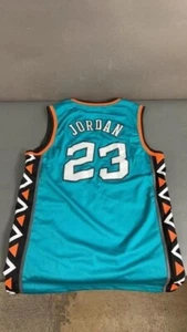 Michael Jordan 1996 NBA All Stars Jersey Size XL (Mitchell & Ness, #23, Teal) - Picture 1 of 6