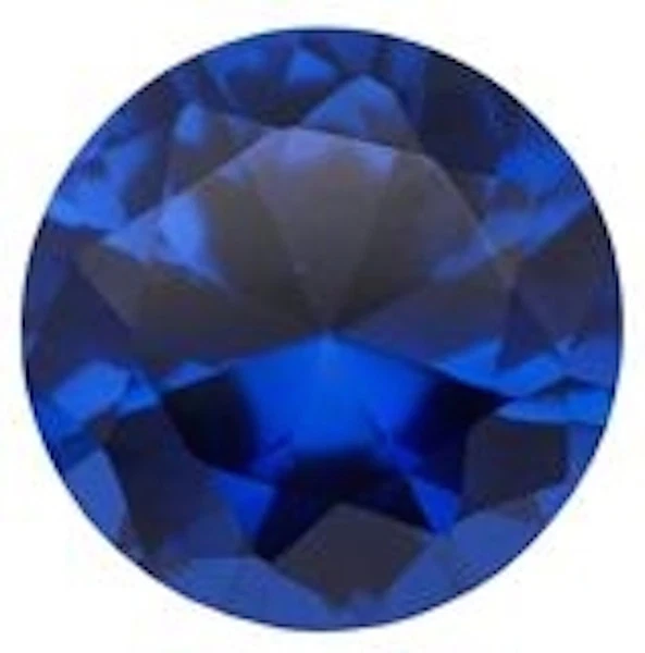Lab Created Blue Spinel Flame Fusion Round Faceted AAA Loose Stones (3mm - 15mm) - Image 1 of 1