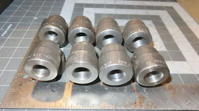 8x SCI 1/2" 90 Elbow 3000 Threaded NPT SA105 Forge Steel Pipe Fitting B16 3M - Image 1 of 4