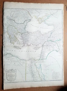 XVIII ème - Empire Romain d'Orient Grande Carte par d'Anville 80x57 Editée 1764 - Picture 1 of 2