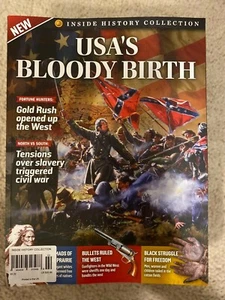 2022 USA's BLOODY BIRTH Magazine INSIDE HISTORY COLLECTION Slavery GOLD RUSH New - Picture 1 of 1