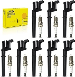 8x DG512 Ignition Coil Packs + 8x Iridium Spark Plugs 4.6L/5.4L V8 Ford Lincoln - Picture 1 of 6