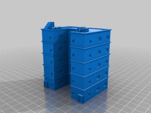 6mm Building -Large Modern Residential Building - Picture 1 of 1
